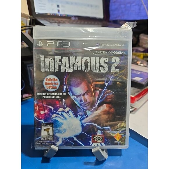 inFamous 2 (Spanish) Version PS3 SEALED NIB - Picture 1 of 5